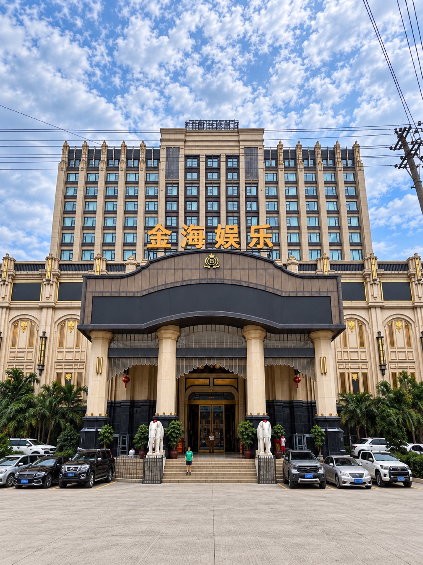 孟波金海大酒店外观